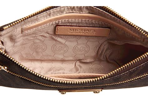 michael michael kors mk logo large clutch